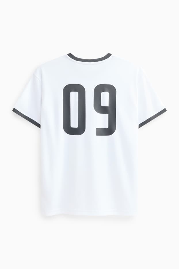 Kinder Buben - Deutschland - Kurzarmshirt - weiß