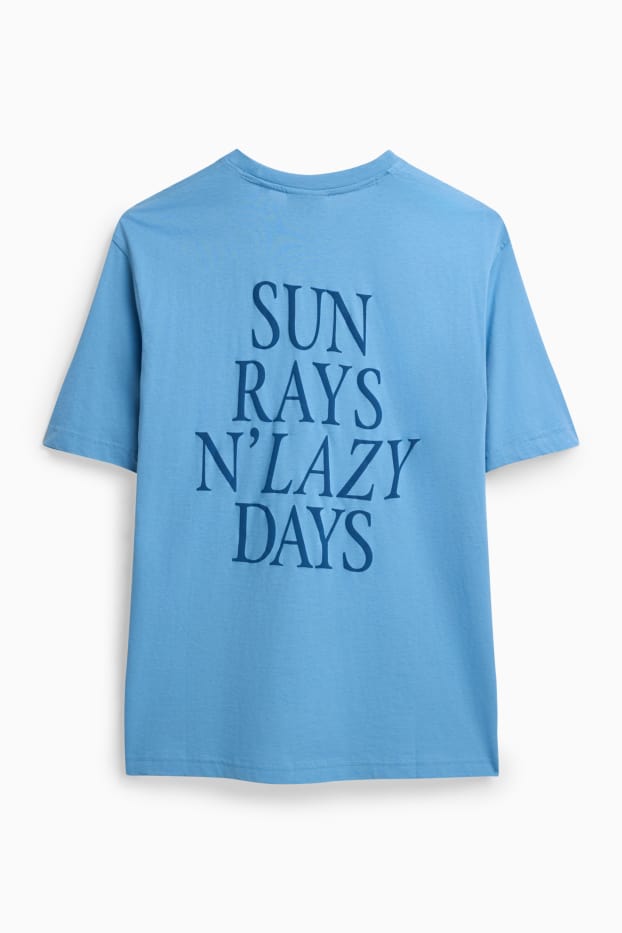 Uomo - T-shirt - azzurro