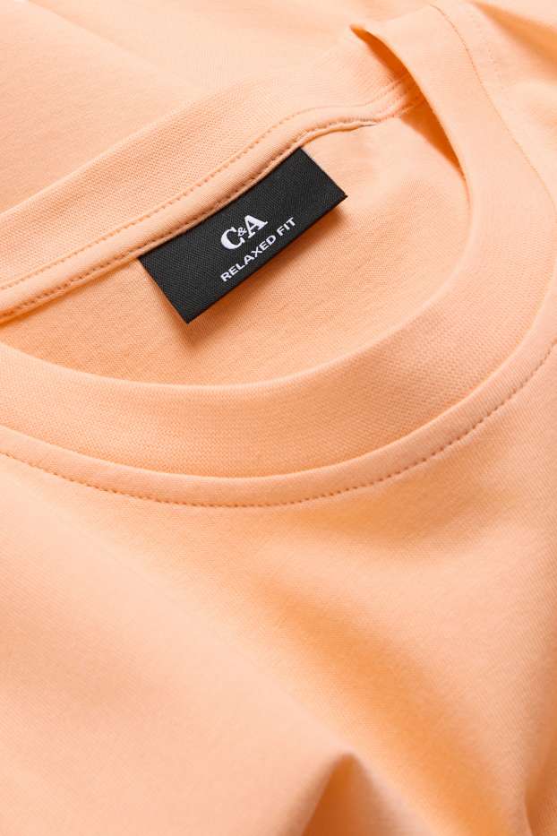 Uomo - T-shirt - corallo