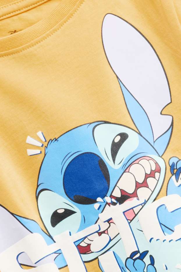 Enfants garçons - Lilo & Stitch - T-shirt - jaune