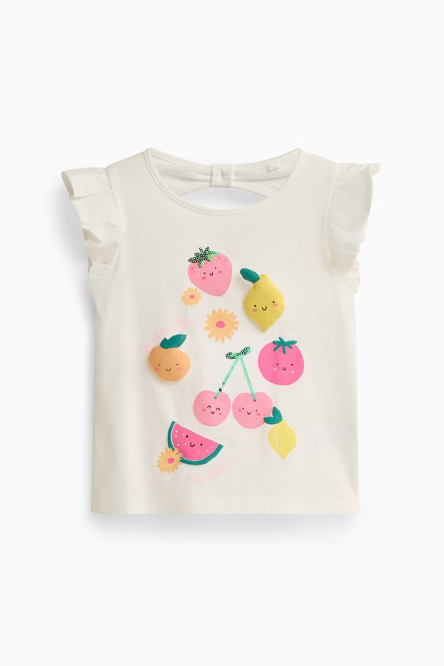Kinderen: meisjes - T-shirt - wit