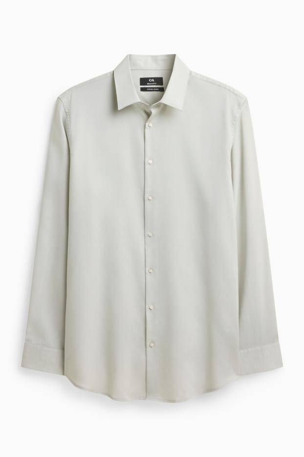 Herren - Businesshemd - Regular Fit - Kent - hellgrau