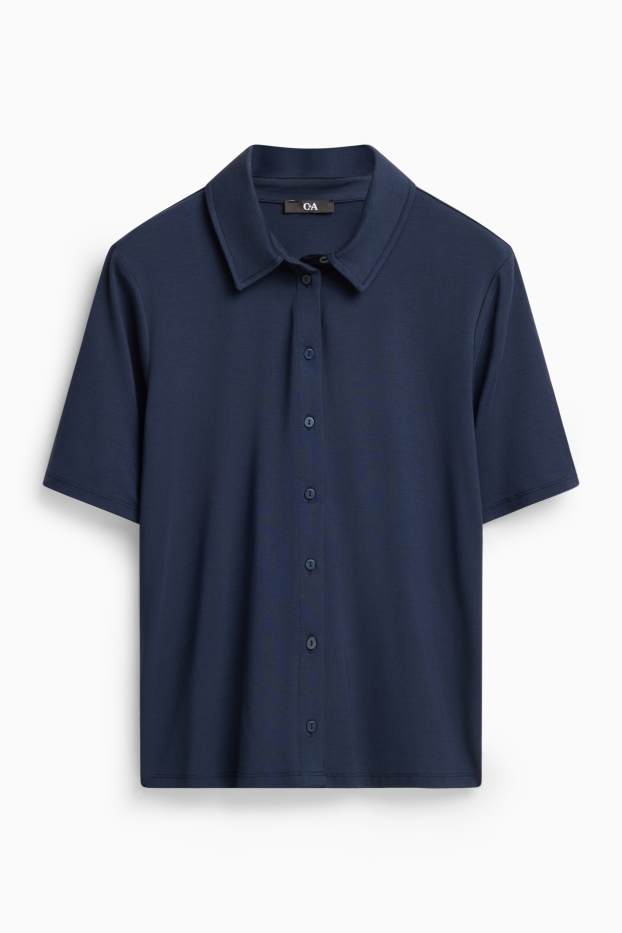 Donna - Camicetta - blu scuro