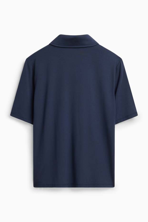 Donna - Camicetta - blu scuro