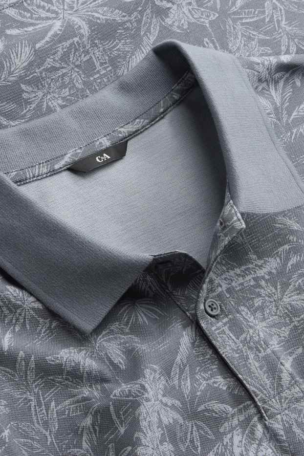 Hommes - Polo - regular fit - gris