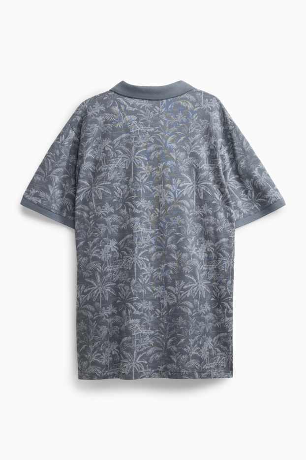 Hommes - Polo - regular fit - gris