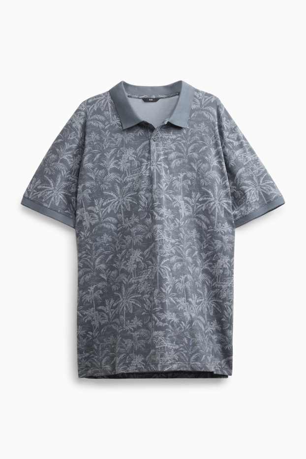 Hommes - Polo - regular fit - gris