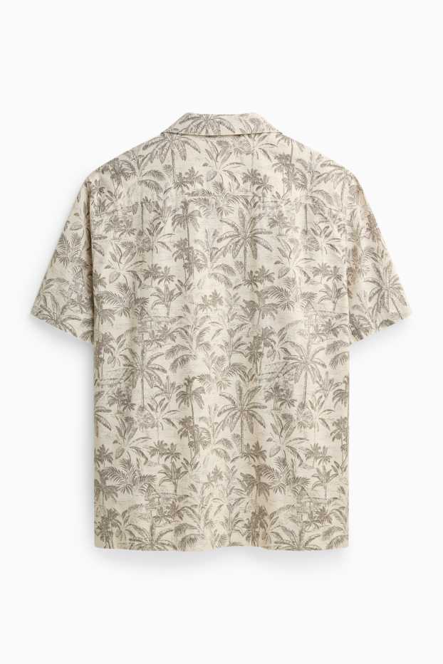 Hommes - Chemise - crème