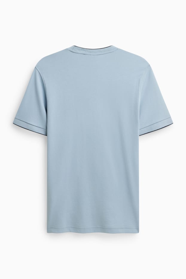 Herren - T-Shirt - Regular Fit - hellblau