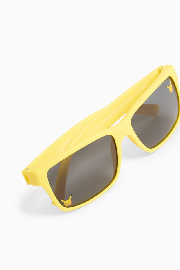 Enfants garçons - Pokémon - Pikachu - lunettes de soleil - jaune
