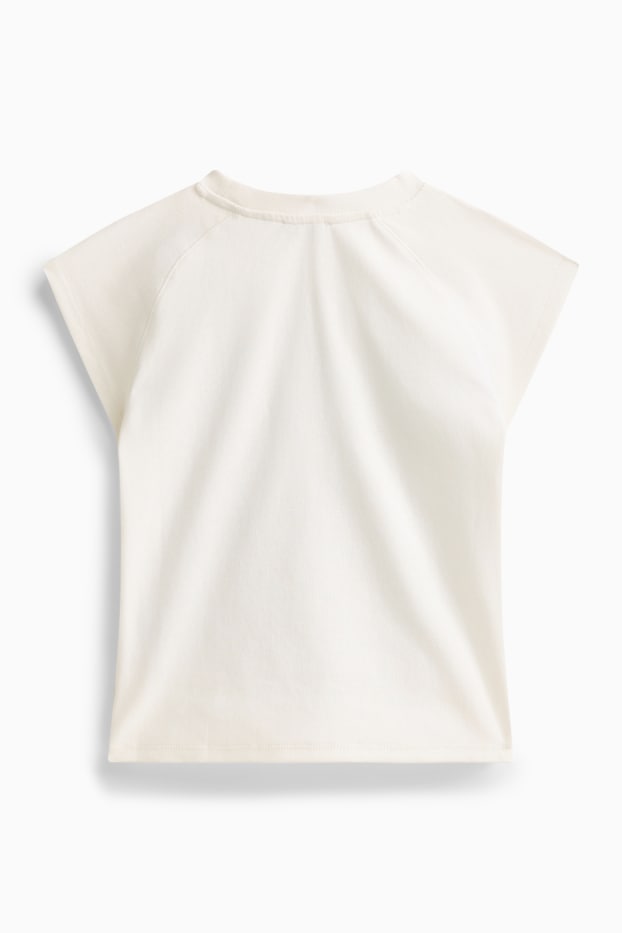 Dames - T-shirt - slim fit - wit