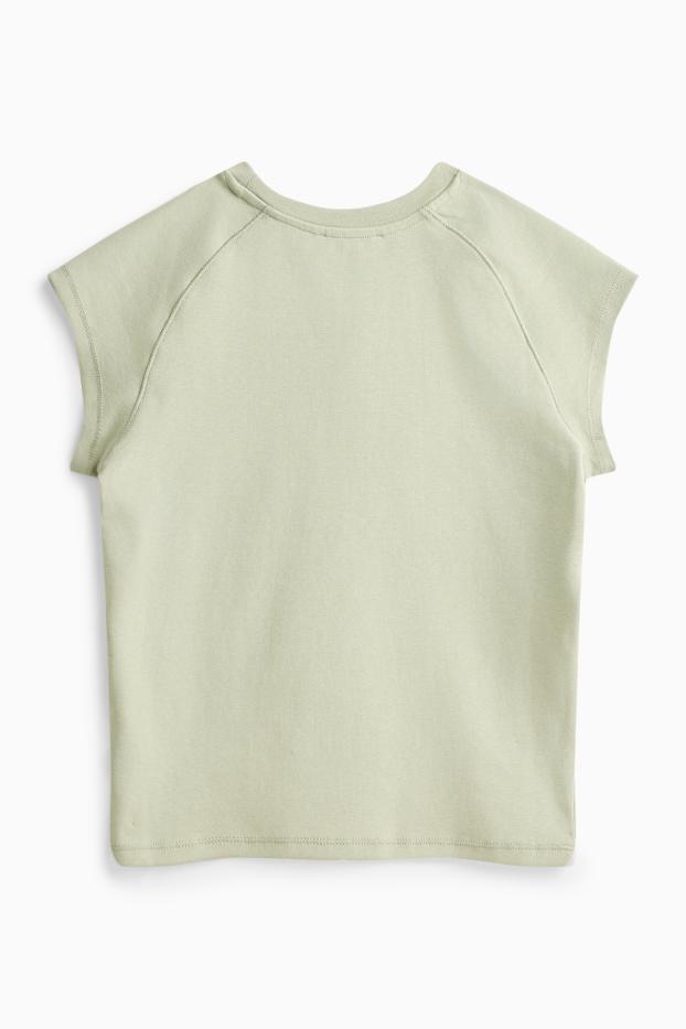 Damen - T-Shirt - Slim Fit - grün