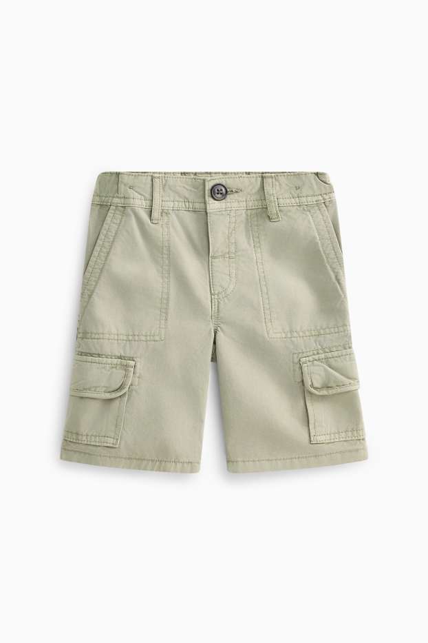 Children Boys - Bermuda shorts - khaki