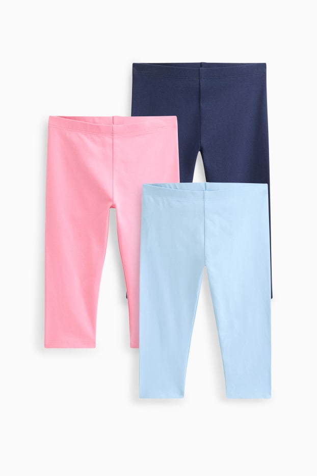 Children Girls - Leggings - blue