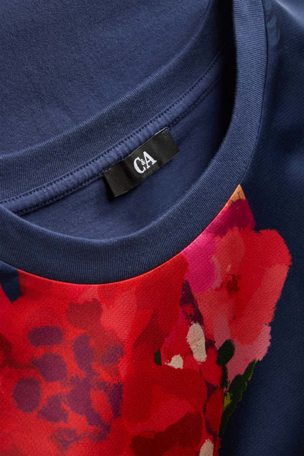 Femei - Tricou - albastru închis