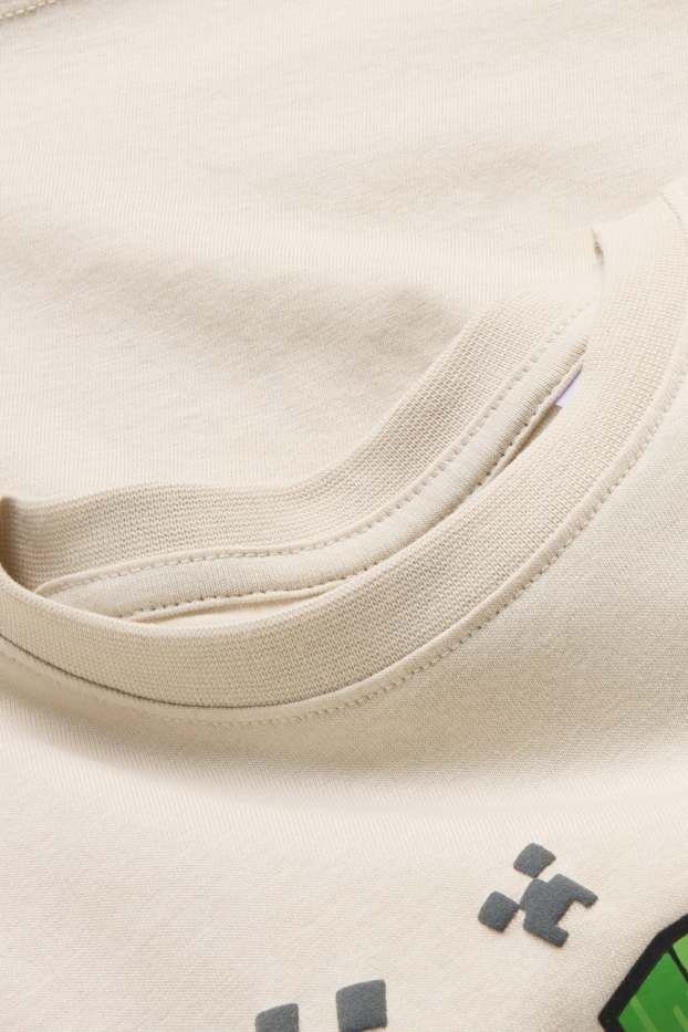 Enfants garçons - T-shirt à manches courtes - beige