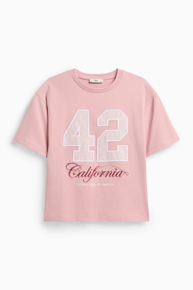 Kinderen: meisjes - T-shirt - roze