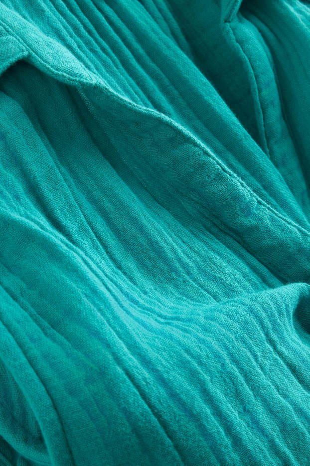 Femmes - Chemisier - texturé - vert