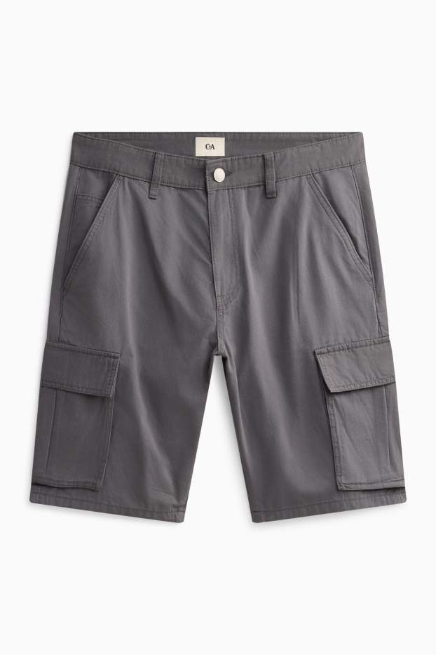 Hommes - Short - gris foncé