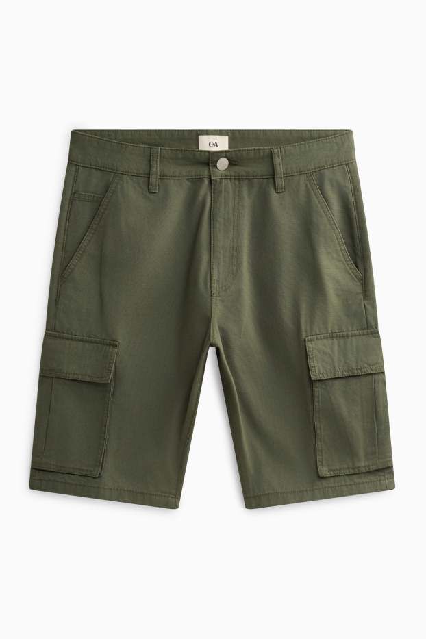 Hommes - Short - kaki