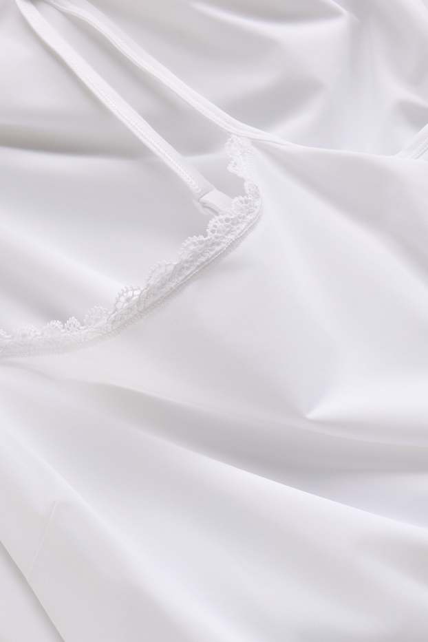 Damen - Unterkleid - weiß