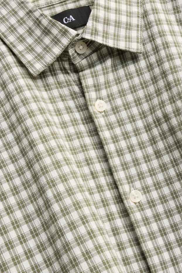 Herren - Hemd - Regular Fit - Kent - kariert - grün