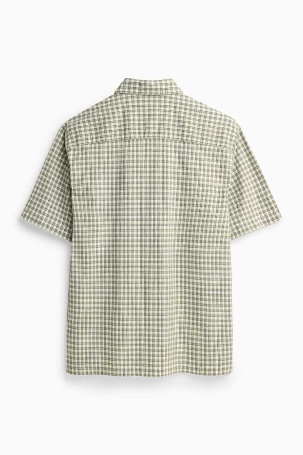 Herren - Hemd - Regular Fit - Kent - kariert - grün