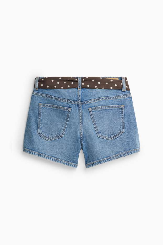 Enfants filles - Short en jean - jean bleu