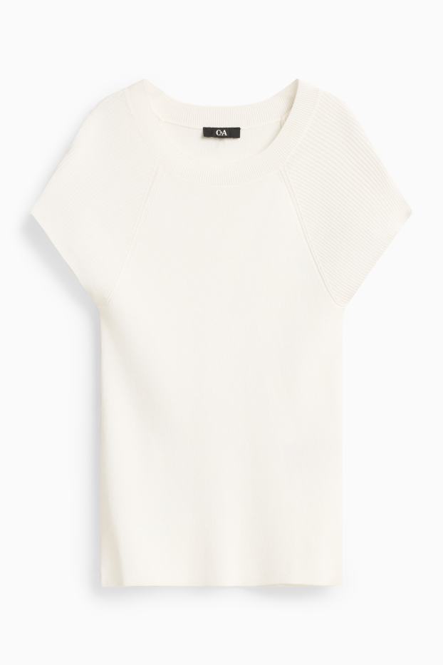 Femei - Pulover - alb