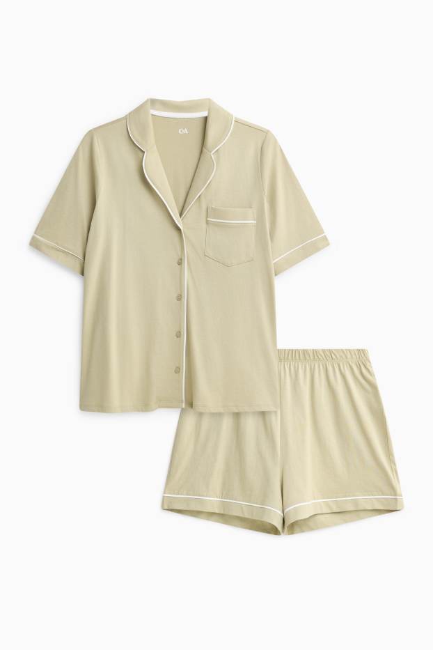 Dames - Shortama - lichtgroen