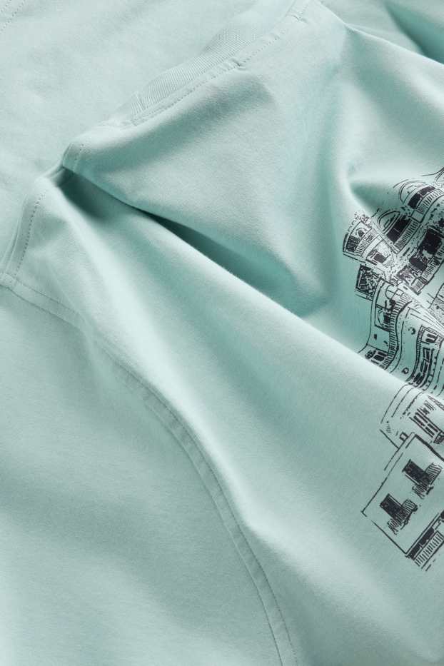 Home - Samarreta - blau clar