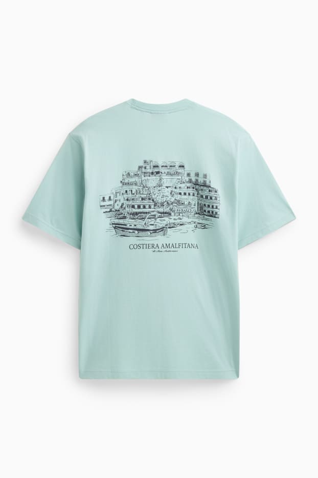 Home - Samarreta - blau clar