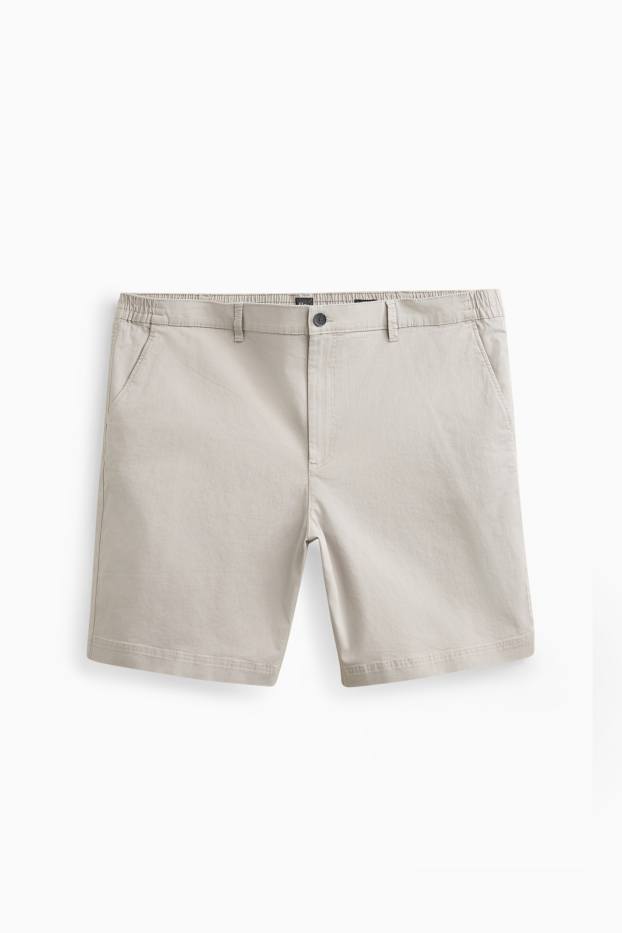 Bărbați - Pantaloni scurți - crem
