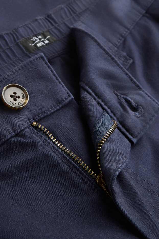 Hommes - Pantalon - bleu foncé