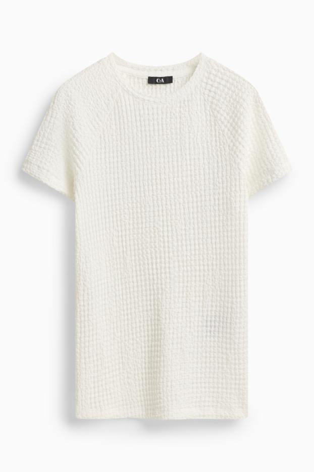 Femei - Tricou - crem