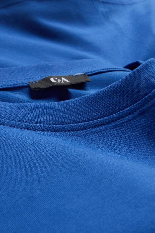 Femmes - Robe-T-shirt - straight fit - bleu