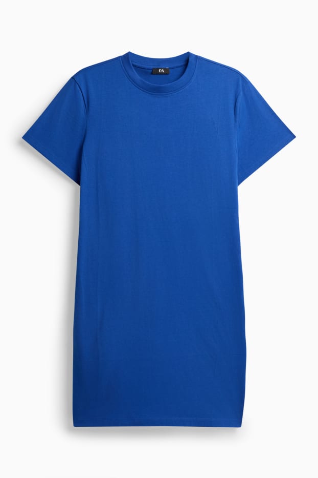 Femmes - Robe-T-shirt - straight fit - bleu