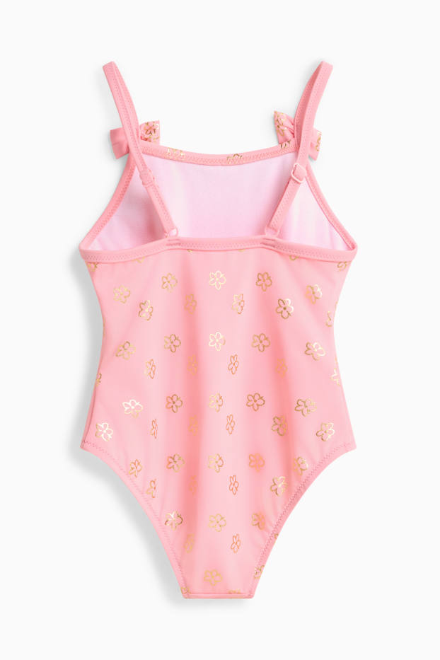 Children Girls - Swimsuit - rose