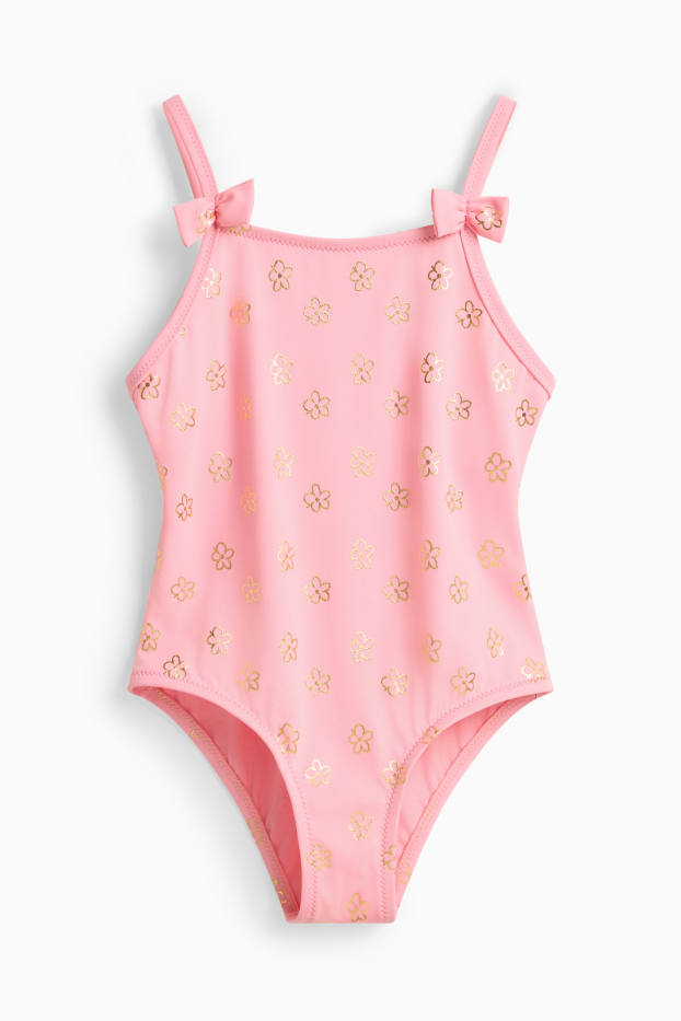 Children Girls - Swimsuit - rose