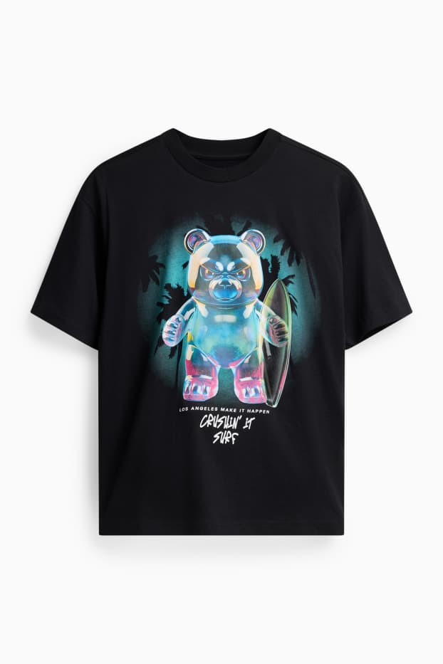 Children Boys - T-shirt - black