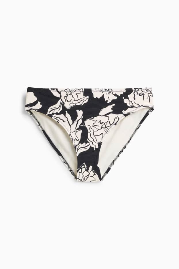 Dámské - Spodní díl bikin - černá/bílá