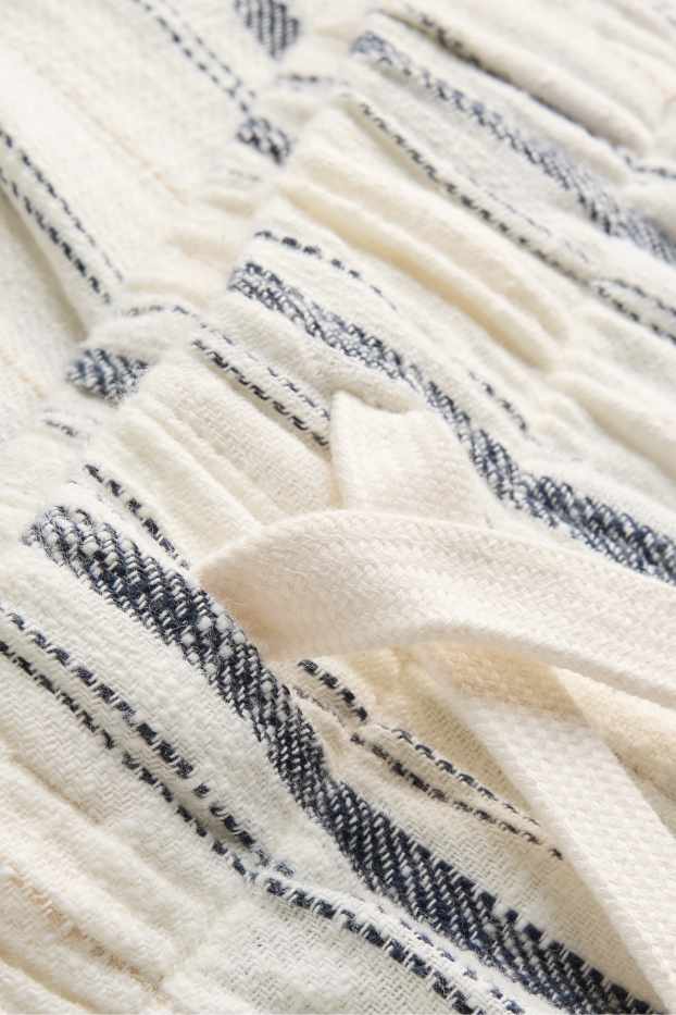 Děti - chlapci - Bermudy - krémové barvy