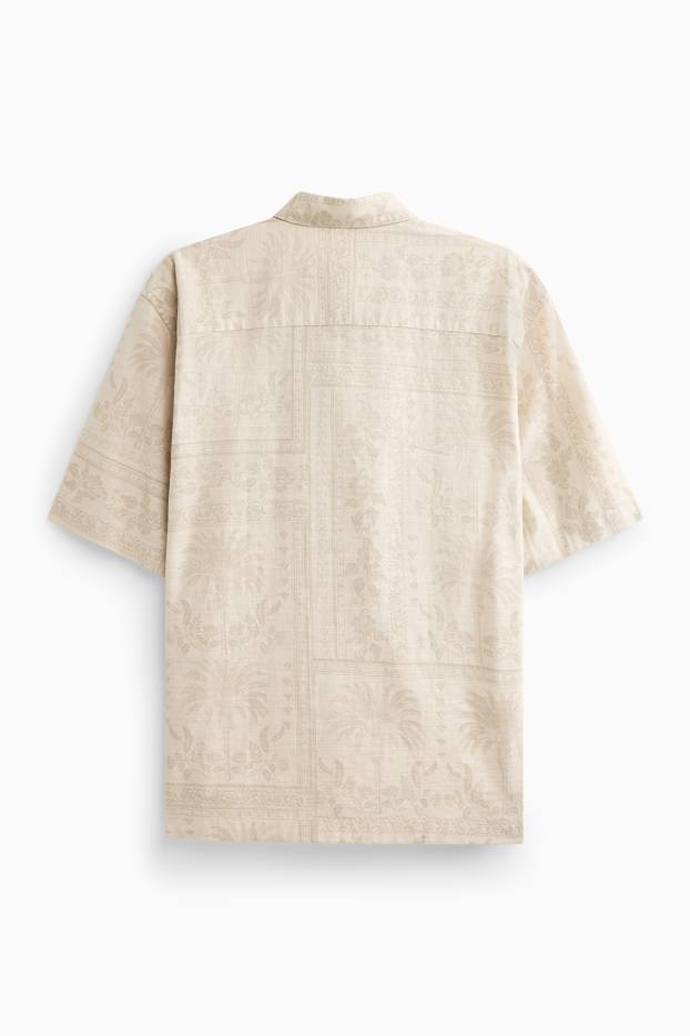 Heren - Overhemd - beige