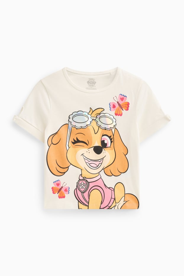 Bambine - PAW Patrol - Skye - maglia a maniche corte - bianco