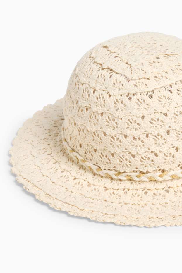 Baby Mädchen - Baby-Hut - beige