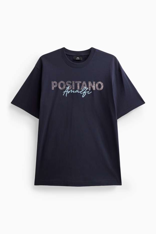 Hommes - T-shirt - bleu foncé