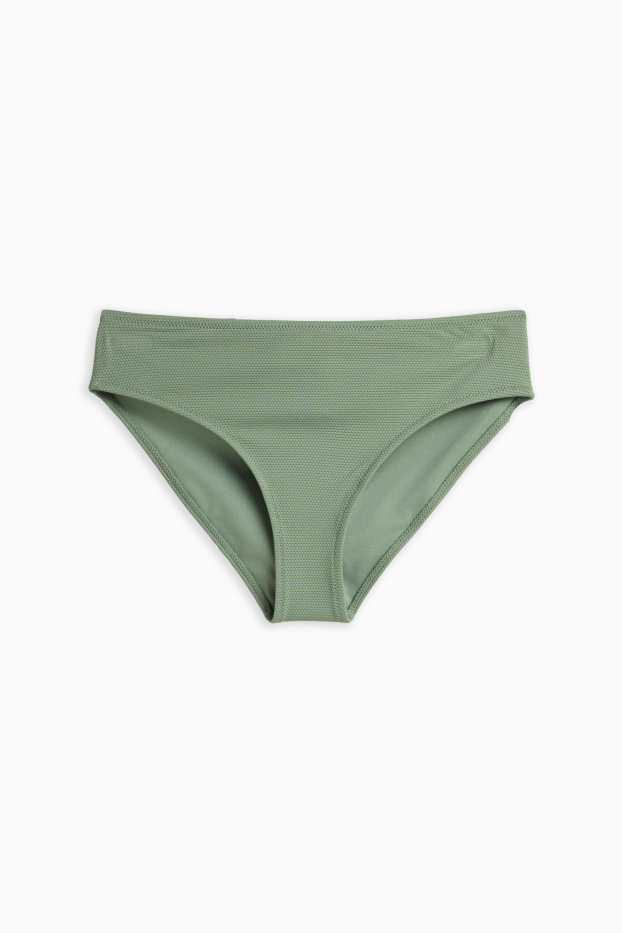 Dámské - Spodní díl bikin - mid waist - zelená