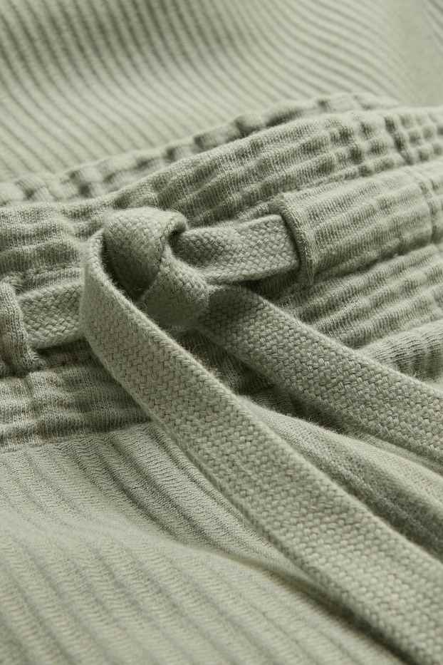 Home - Pantalons curts - texturats - verd