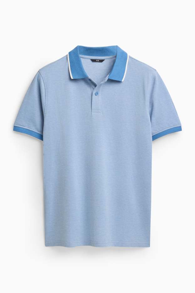 Herren - Poloshirt - Regular Fit - blau