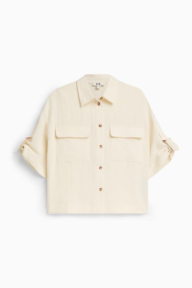 Femmes - Chemisier - blanc crème